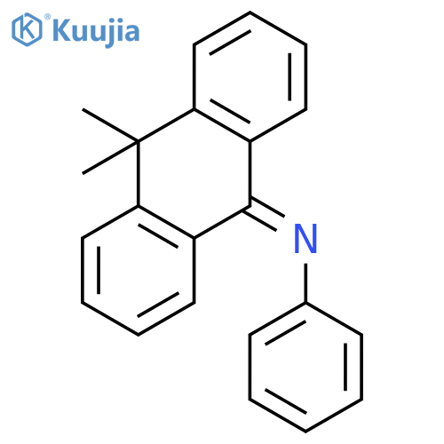Benzenamine, N-(10,10-dimethyl-9(10H)-anthracenylidene)- structure