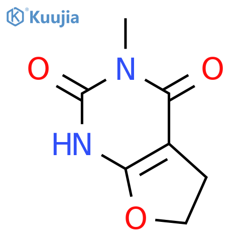 Furo[2,3-d]pyrimidine-2,4(1H,3H)-dione,5,6-dihydro-3-methyl- structure