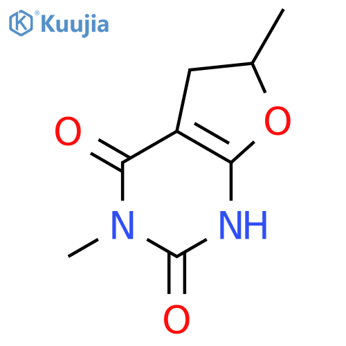 Furo[2,3-d]pyrimidine-2,4(1H,3H)-dione,5,6-dihydro-3,6-dimethyl- structure