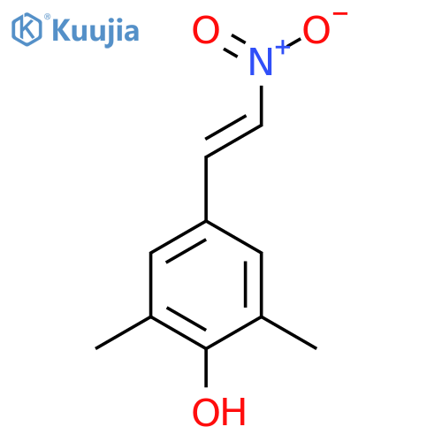 2,6-dimethyl-4-(2-nitroethenyl)phenol structure