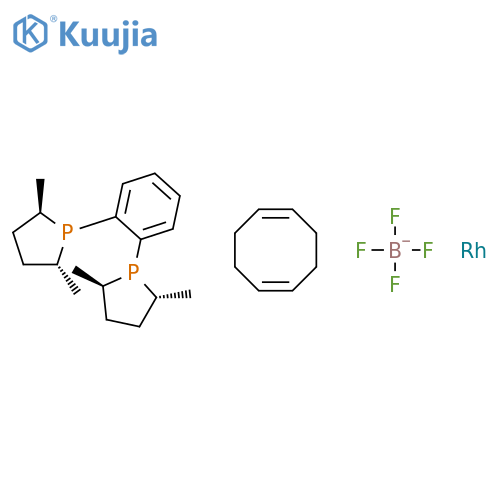 (R,R)-Et-Duphos-Rh(I) Tetrafluoroborate structure