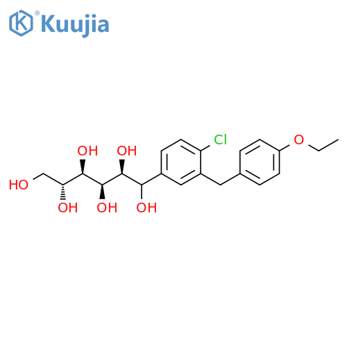 1-C-4-Chloro-3-(4-ethoxyphenyl)methylphenyl-D-glucitol structure