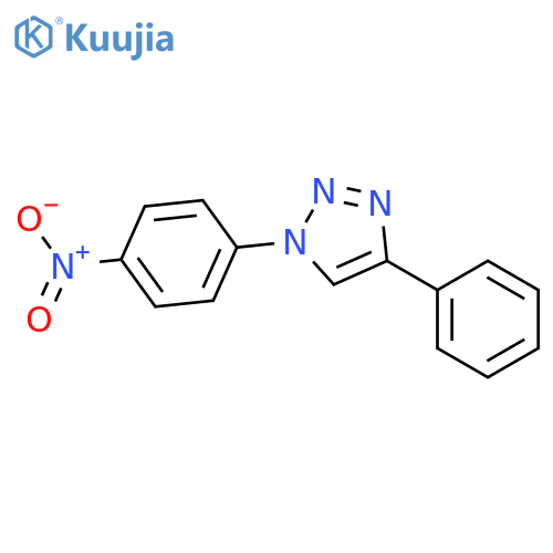 1H-1,2,3-Triazole, 1-(4-nitrophenyl)-4-phenyl- structure