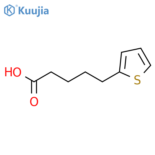 5-(Thiophen-2-yl)pentanoic acid structure