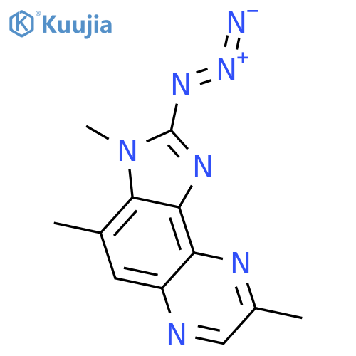 2-Azido-3,4,8-trimethyl-3H-imidazo4,5-fquinoxaline structure