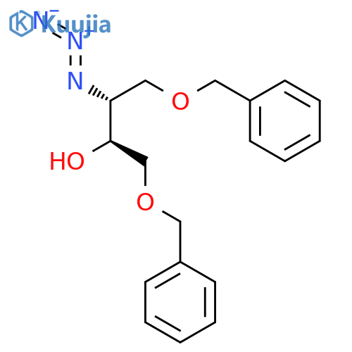 2-Butanol, 3-azido-1,4-bis(phenylmethoxy)-, (2S,3R)- structure