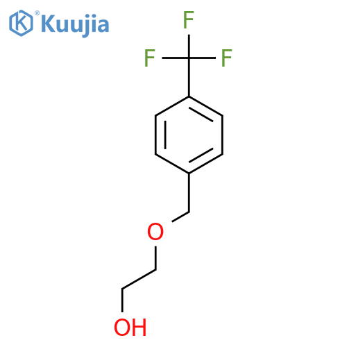 2-{4-(trifluoromethyl)phenylmethoxy}ethan-1-ol structure