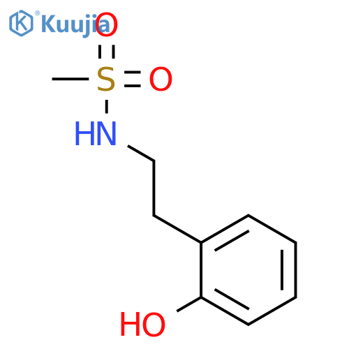 Methanesulfonamide, N-[2-(2-hydroxyphenyl)ethyl]- structure