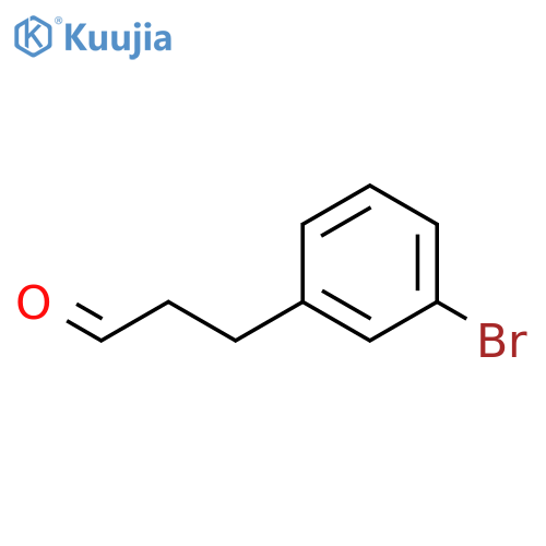 3-(3-Bromophenyl)propanal structure