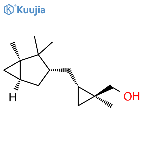 Cyclopropanemethanol, 1-methyl-2-[[(1R,3S,5S)-1,2,2-trimethylbicyclo[3.1.0]hex-3-yl]methyl]-, (1S,2S)- structure