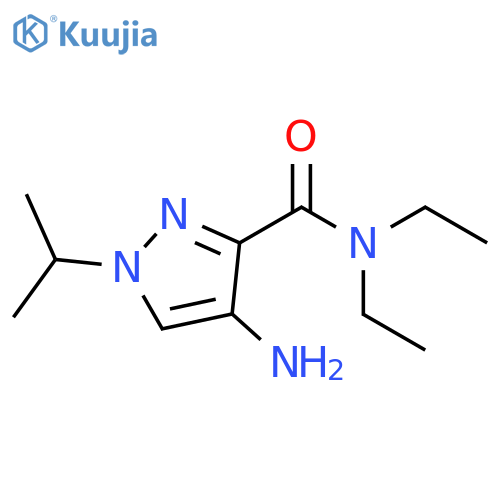 1H-Pyrazole-3-carboxamide, 4-amino-N,N-diethyl-1-(1-methylethyl)- structure