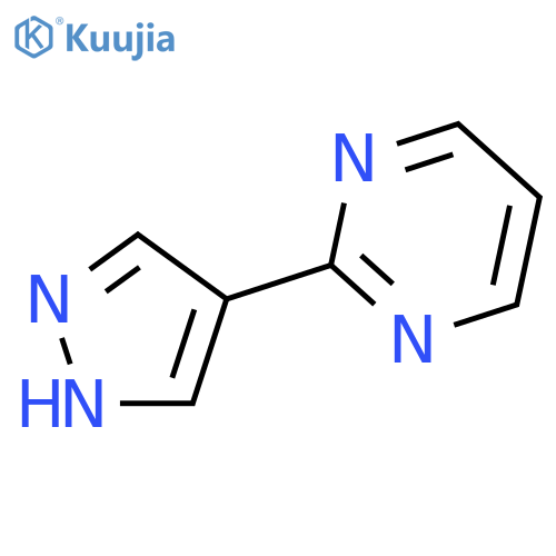 2-(1H-pyrazol-4-yl)pyrimidine structure
