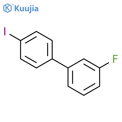 3-Fluoro-4′-iodo-1,1′-biphenyl structure