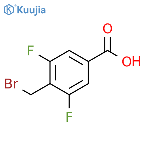 Benzoic acid, 4-(bromomethyl)-3,5-difluoro- structure
