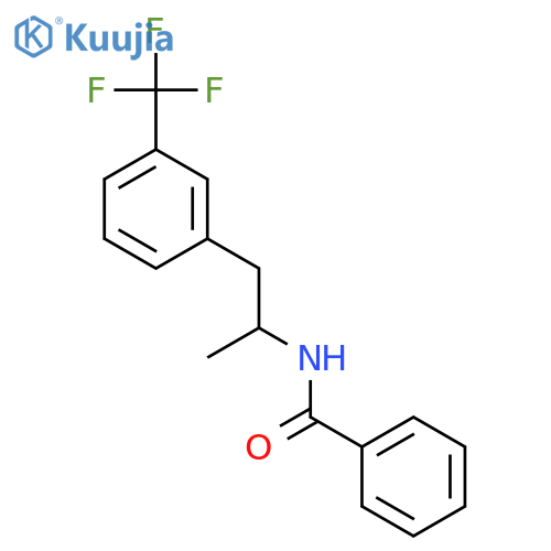 N-{1-[3-(trifluoromethyl)phenyl]propan-2-yl}benzamide structure