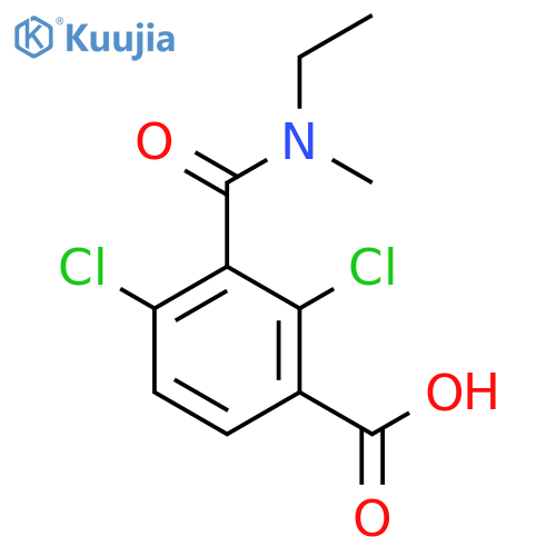 Benzoic acid, 2,4-dichloro-3-[(ethylmethylamino)carbonyl]- structure