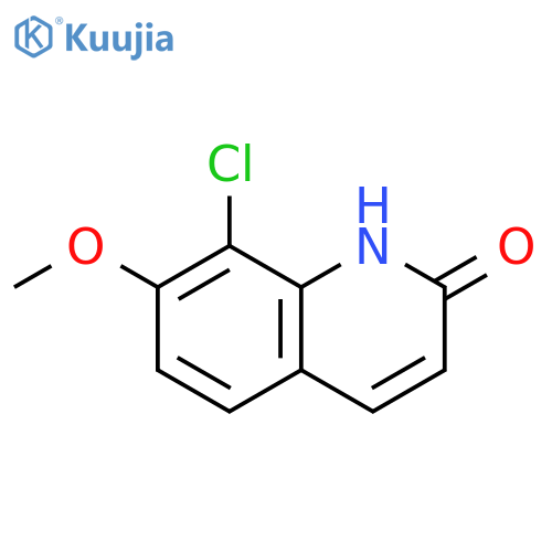 8-chloro-7-methoxyquinolin-2(1H)-one structure