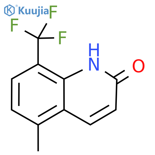 5-methyl-8-(trifluoromethyl)quinolin-2(1H)-one structure