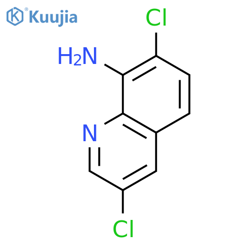 8-Quinolinamine, 3,7-dichloro- structure