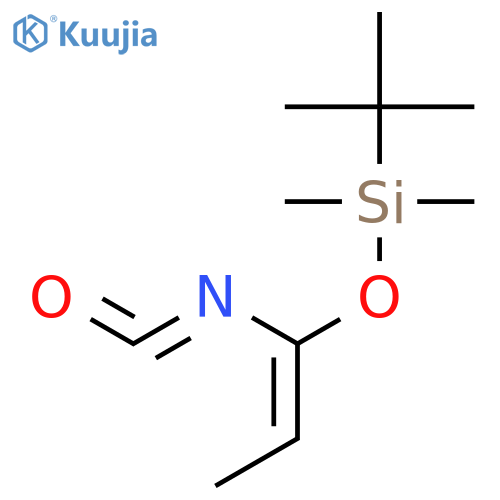 Silane, (1,1-dimethylethyl)[(1-isocyanato-1-propenyl)oxy]dimethyl- structure