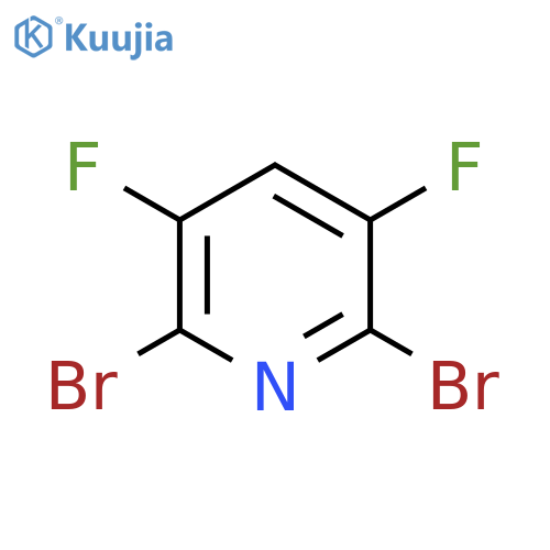 2,6-dibromo-3,5-difluoro-pyridine structure