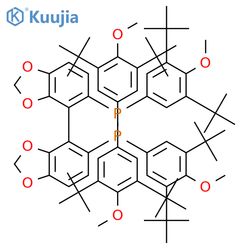 (S)-Dtbm-segphos structure