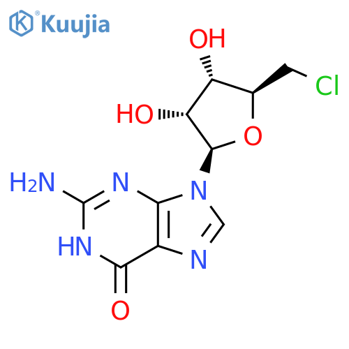 5'-Chloro-5'-deoxyguanosine structure