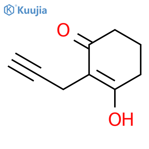 2-Cyclohexen-1-one, 3-hydroxy-2-(2-propynyl)- structure
