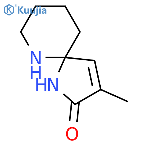 3-Methyl-1,6-diazaspiro[4.5]dec-3-en-2-one; (S)-form structure