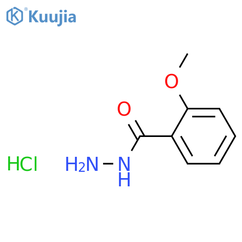 Benzoic acid,2-methoxy-, hydrazide, hydrochloride (1:1) structure