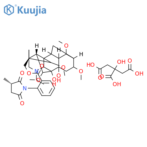 METHYLLYCACONITINE CITRATE MLA:SYNTHETIC structure