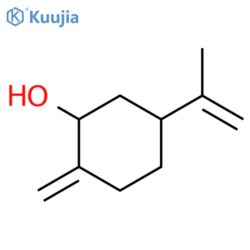 Cyclohexanol, 2-methylene-5-(1-methylethenyl)-, (1S,5R)- structure