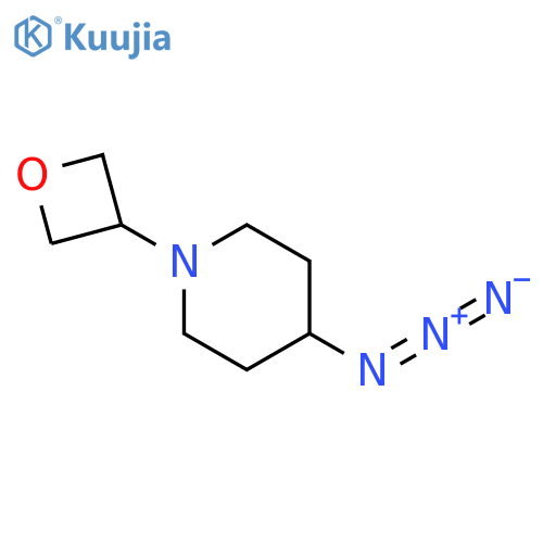 4-Azido-1-(oxetan-3-yl)piperidine structure