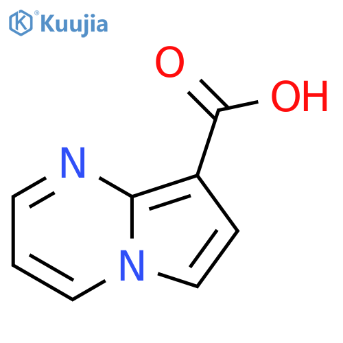 Pyrrolo[1,2-a]pyrimidine-8-carboxylic acid structure