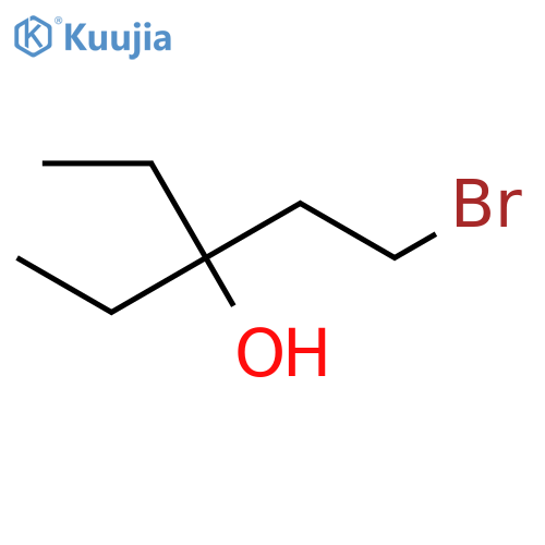 3-Pentanol, 1-bromo-3-ethyl- structure