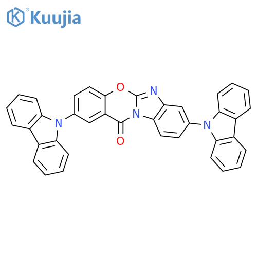 12H-Benzimidazo[2,1-b][1,3]benzoxazin-12-one, 2,8-di-9H-carbazol-9-yl- structure