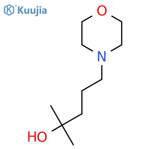 2-methyl-5-(morpholin-4-yl)pentan-2-ol structure