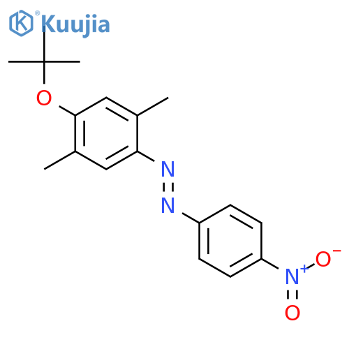 Diazene, [4-(1,1-dimethylethoxy)-2,5-dimethylphenyl](4-nitrophenyl)- structure