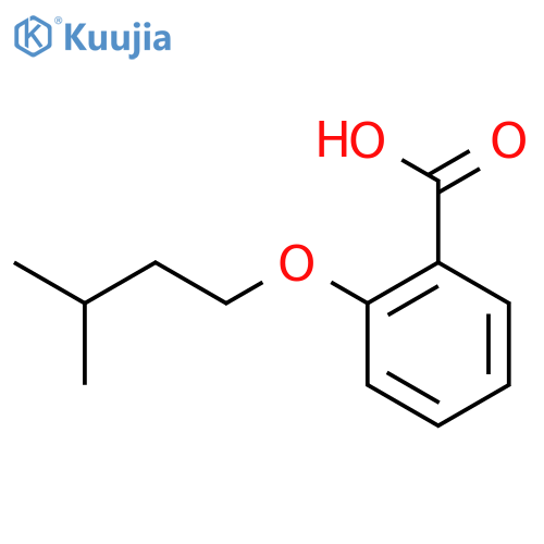 2-(3-Methylbutoxy)benzoic acid structure