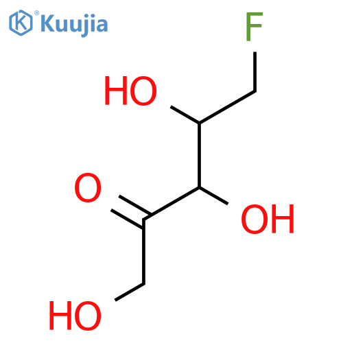 D-erythro-2-Pentulose, 5-deoxy-5-fluoro- structure