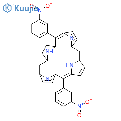 21H,23H-Porphine, 5,15-bis(3-nitrophenyl)- structure