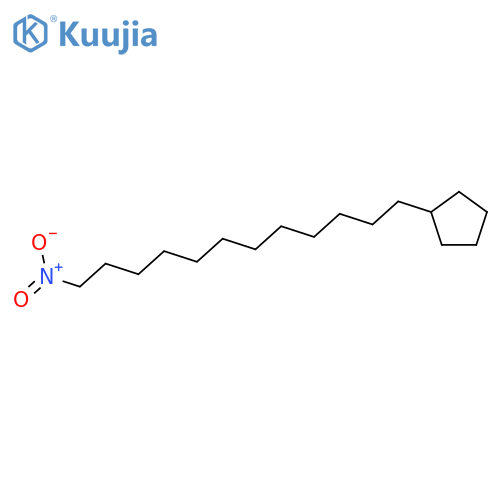 Cyclopentane, (12-nitrododecyl)- structure