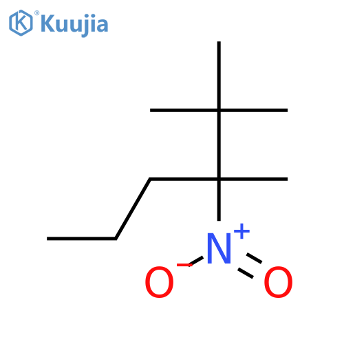 Hexane, 2,2,3-trimethyl-3-nitro- structure