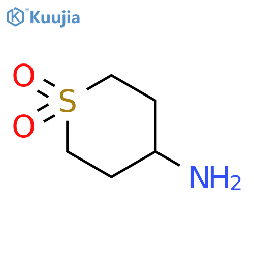 1,1-dioxo-tetrahydrothiopyran-4-amine structure
