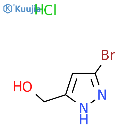 (5-Bromo-1H-pyrazol-3-yl)methanol hydrochloride structure