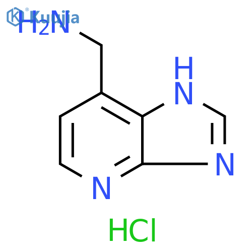 1-{3H-imidazo[4,5-b]pyridin-7-yl}methanamine dihydrochloride structure