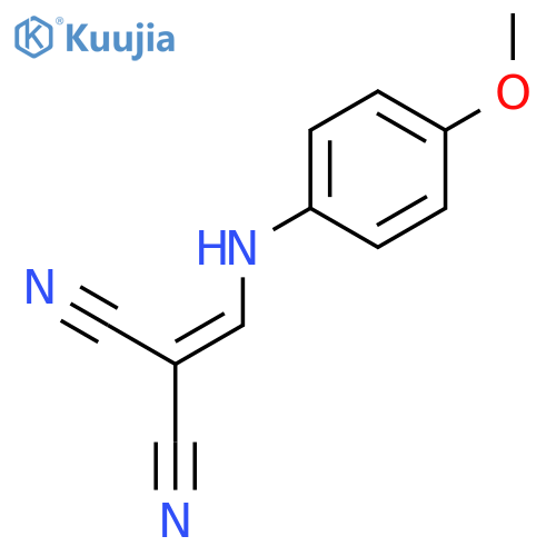 Propanedinitrile, [[(4-methoxyphenyl)amino]methylene]- structure