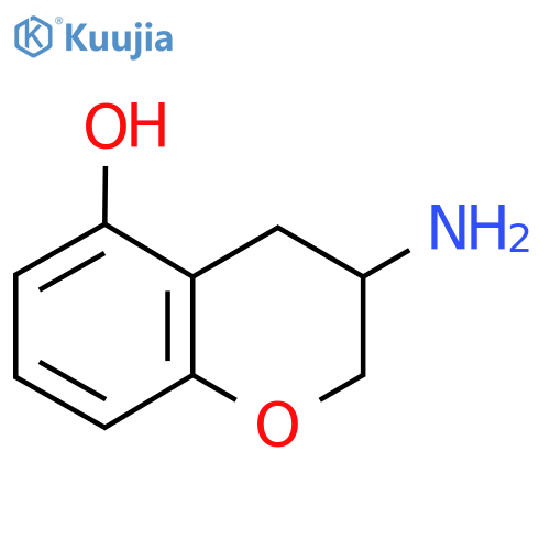 3-amino-3,4-dihydro-2H-1-benzopyran-5-ol structure