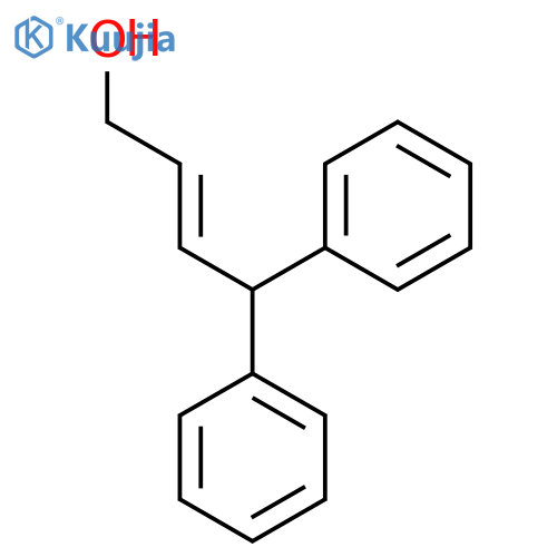 4,4-diphenylbut-2-en-1-ol structure