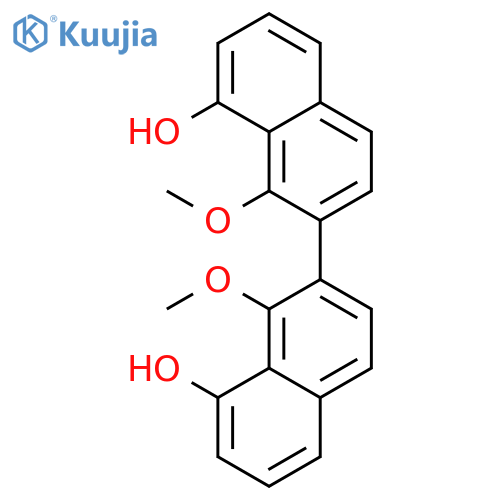 [2,2'-Binaphthalene]-8,8'-diol, 1,1'-dimethoxy- structure